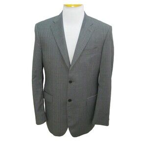 PIERRE BALMAIN Mens Size 42R (52 Italy) Gray Italian Wool Sport Coat Suit Jacket